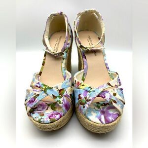 Christian Siriano Espadrille Wedge Sandals Size 8 NWOT